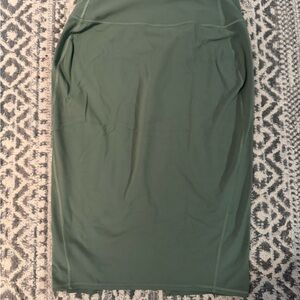 Nulu Slim-Fit High-Rise Skirt - Grey Eucalyptus